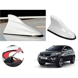Auto Pearl ABS White Universal Replacement Shark Fin Car Roof Antenna For Tata Nexon-image-40