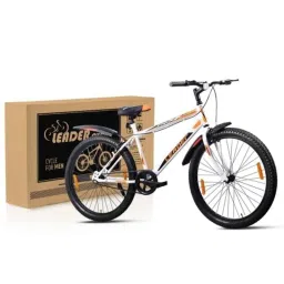 Leader Scout 26 inch White Single Speed MTB Bicycle for Men with Front Suspension-image-4