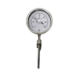 Japsin Instrumentation 0-120 deg C Temperature Gauge with 6 inch Long Stem, Connection: 1/2 inch, JI-113-67
