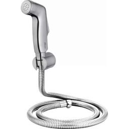 Alturas Aris ABS &a; Stainless Steel Silver Chrome Wall Mounted Health Faucet with 1m Stainless Steel Hose Pipe-image-46