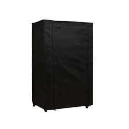 Philoshop 5 Shelves Metal Black Modular Shoe Rack with Non Woven Cover-image-73