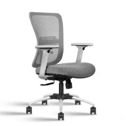 Rose Milan Mesh Grey Medium Back Ergonomic Office Chair-14