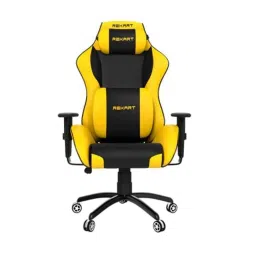 Rekart PU Leather Yellow &a; Black Multi Functional Ergonomic Wing Back Gaming Chair with Lumbar Support &a; Adjustable Back Rest, RGC+6-11