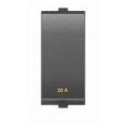 Goldmedal Nixon 20A 1 Module 1 Way Digital Silver Titanium Grey Switch, 101420 (Pack of 20)-picture-46