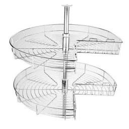 Harrison Carousel 500mm Stainless Steel Nickel Chrome Finish 3/4 Round Tray, 01141-picture-38