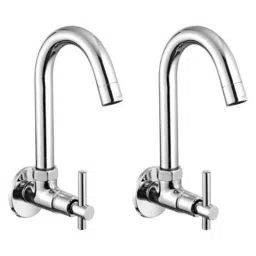 Drizzle Tarim 2 Pcs Brass Chrome Finish Silver Sink Cock Set, ASINKTARIM2-picture-44