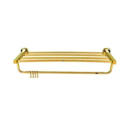 Riya 24 inch Stainless Steel J4 Gold Towel Rack Hanger (Pack of 2)-picture-27