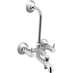 IRIS Dove Brass Chrome Finish 3 in 1 Telephonic Wall Mixer-image-4