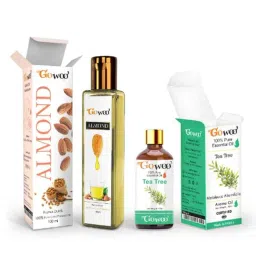 GoWoo 2 Pcs 10ml Natural Tea Tree Aroma Oil &a; 100ml Almond Carrier Oil Set, GWOC1216-P45+P164-picture-14