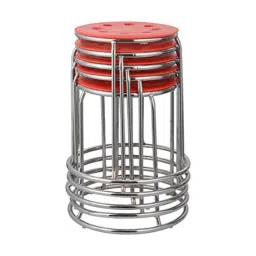 Da URBAN M-384-Red DISC Stack Stool (Pack of 5)-picture-28