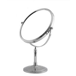 Dolphy 20cm Alloy Steel Silver Round 5x Magnification Tabletop Floor Mount Mirror, DMMR0016-image-24
