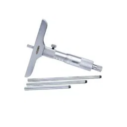 Insize Depth Micrometer, Base: 101.5x17mm, Range: 0-50 mm, 3240-50 (Pack of 2)-24