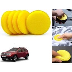 Auto Pearl Polyurethane Beige Washing &a; Waxing Polish Foam Sponge for Duster 2012-2016 (Pack of 5)-picture-27