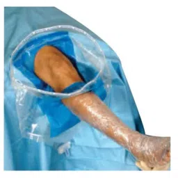 Surgiwear 150x280cm Spunlace Fabric Water Repellant Knee Arthroscopy Drape, D508-picture-23