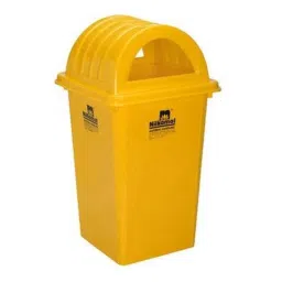Nilkamal 80 Litre Yellow Virgin Plastic Dustbin, RFLB80L1, Dimension: 75x43x43 cm (Pack of 2)-picture-36