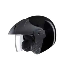 Studds Ninja Concept Eco Expanded Polystyrene Black Open Face Open Face Helmet, Size: Medium-picture-48