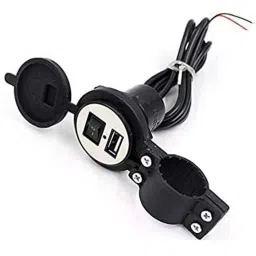Meenu Arts Motorcycle Bike Mobile Phone USB Charger Power Adapter 12v (Waterproof) for Bajaj Discover 125 M-47