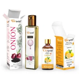 GoWoo 2 Pcs 10ml Natural Lemon Aroma Oil &a; 100ml Onion Seed Carrier Oil Set, GWOC746-P27+P180-picture-26
