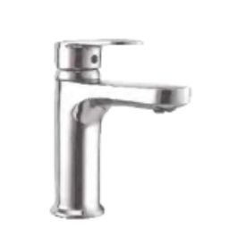 Somany Thistle Brass Chrome Finish Single Lever Basin Mixer with Braided Hose Set, 272111140011-42