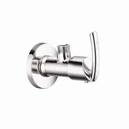 Cera Magna Stainless Steel Angle Cock with Wall Flange, F2012201-34