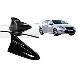 Auto Pearl Black Shark Fin Signal Receiver AM/FM Antenna For Ford Mondeo-4