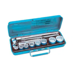 Taparia 24 Pcs 1/2 inch Bi-Hexagonal Square Drive Socket Set, S-16M X L-13