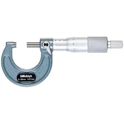 Mitutoyo Outside Micrometer, 103-137, Range: 0-25 mm-11