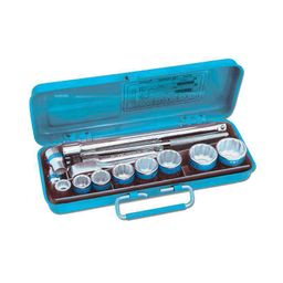 Taparia 15 Pcs 1/2 inch Bi-Hexagonal Square Drive Socket Set, S-22M X L-0
