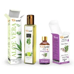 GoWoo 2 Pcs 10ml Natural Clary Sage Aroma Oil &a; 100ml Aloe Vera Carrier Oil Set, GWOC405-P15+P163-picture-37