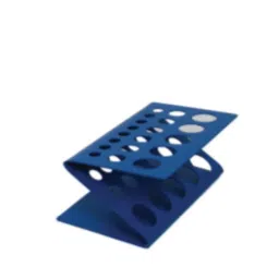 Borosil 19 Hole Z Shape Aluminium Test Tube Stand, LATS8888H19-41