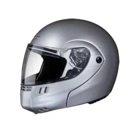 Studds Ninja 3G Eco Expanded Polystyrene Silver Grey Flip Up Full Face Flip Up-Full Face Helmet, Size: Large-picture-16