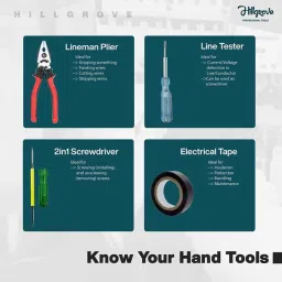 Hillgrove HGCM215M1 15 Pcs Power Tool Kit, HGCM458 image 3
