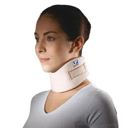 LP Support 906 Nylon &a; Polyester Beige Cervical Collar, Size: M-19