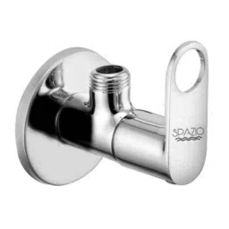 Spazio Max Stainless Steel Chrome Finish Angle Cock with Wall Flange (Pack of 2)-picture-39