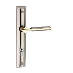 Bonus Olive2-8inch 85mm Brass Silver &a; Gold One Side Key Mortice Lock Set-picture-27