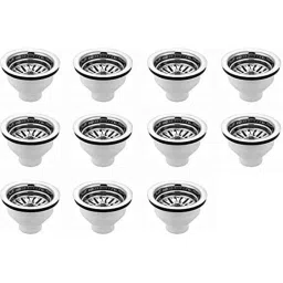 Spazio 4 inch Stainless Steel Chrome Finish Sink Waste Coupling (Pack of 11)-picture-15