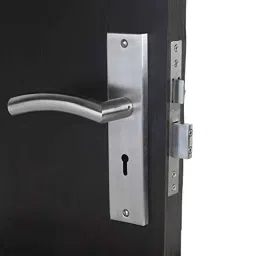 Handle Waala MG1105 8 inch Stainless Steel Silver Ky Plate Mortise Door Lock Set-image-95