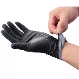 Lab Plus Grip Gloves MEGAMAN N260 88 Series XL Size Nitrile &a; Cotton Fiber, LP-733 (Pack of 50)-picture-26