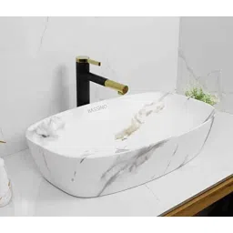 Bassino Art 38x60x14cm Ceramic Wash Basin, GR_195-picture-11