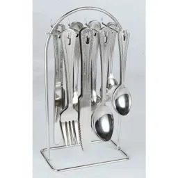 Elegante 24 Pcs Ikon Matt Stainless Steel Cutlery Set, SL-113 (Pack of 2)-image-66