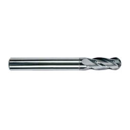 Totem F140 XL 3mm 4 Flute TiAlN Coated Regular Length Solid Carbide End Mill, FBK0500747, Overall Length: 38 mm-picture-45
