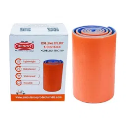 Desco Orange &a; Blue Adjustable Rolling Splint, STAC 110-image-2