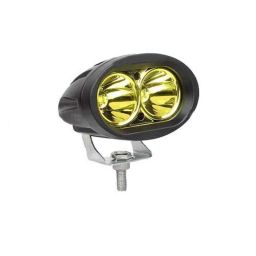 AllExtreme EX4DPY1 4 inch 20W Yellow Oval CREE LED SMD Projector Fog Lamp with Spot Flood Beam-10