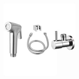 Fastgear PVC Silver Chrome Finish Health Faucet Set, FG1042-image-54