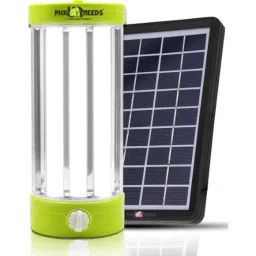 Pick Ur Needs 40W Green Portable &a; Rechargeable Emergency LED Lantern with 3W Solar Panel, SLS-821-picture-0