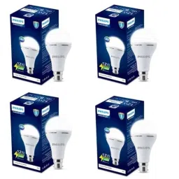 Philips 12W B22D 6500K Cool Day White Rechargeable Emergency LED Bulb (Pack of 4)-image-57