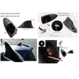 SureStrive Black Shark Fin Signal Receiver Antenna for Citroen C5 All Model image 2