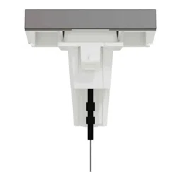 Schneider Electric Miluz Zeta 16A 2 Module Polycarbonate &a; Polyamide Warm Grey Switch with Indicator, MZSWI162M1W_WG image 2