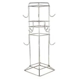 Osam Stainless Steel Silver Square Cup Holder, CHSQ (Pack of 3)-image-97