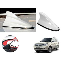 Auto Pearl ABS White Universal Replacement Shark Fin Car Roof Antenna For Tata Safari Storme-image-84